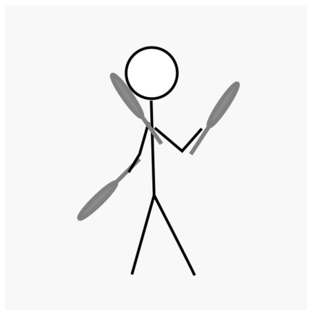 Juggling 3 Objects Alone